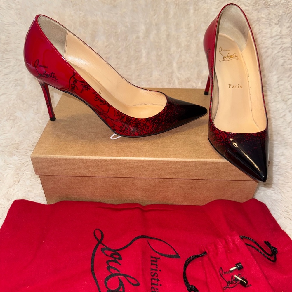 Christian Louboutin Decollete 554 - 85mm - size 36 - MRSP $775